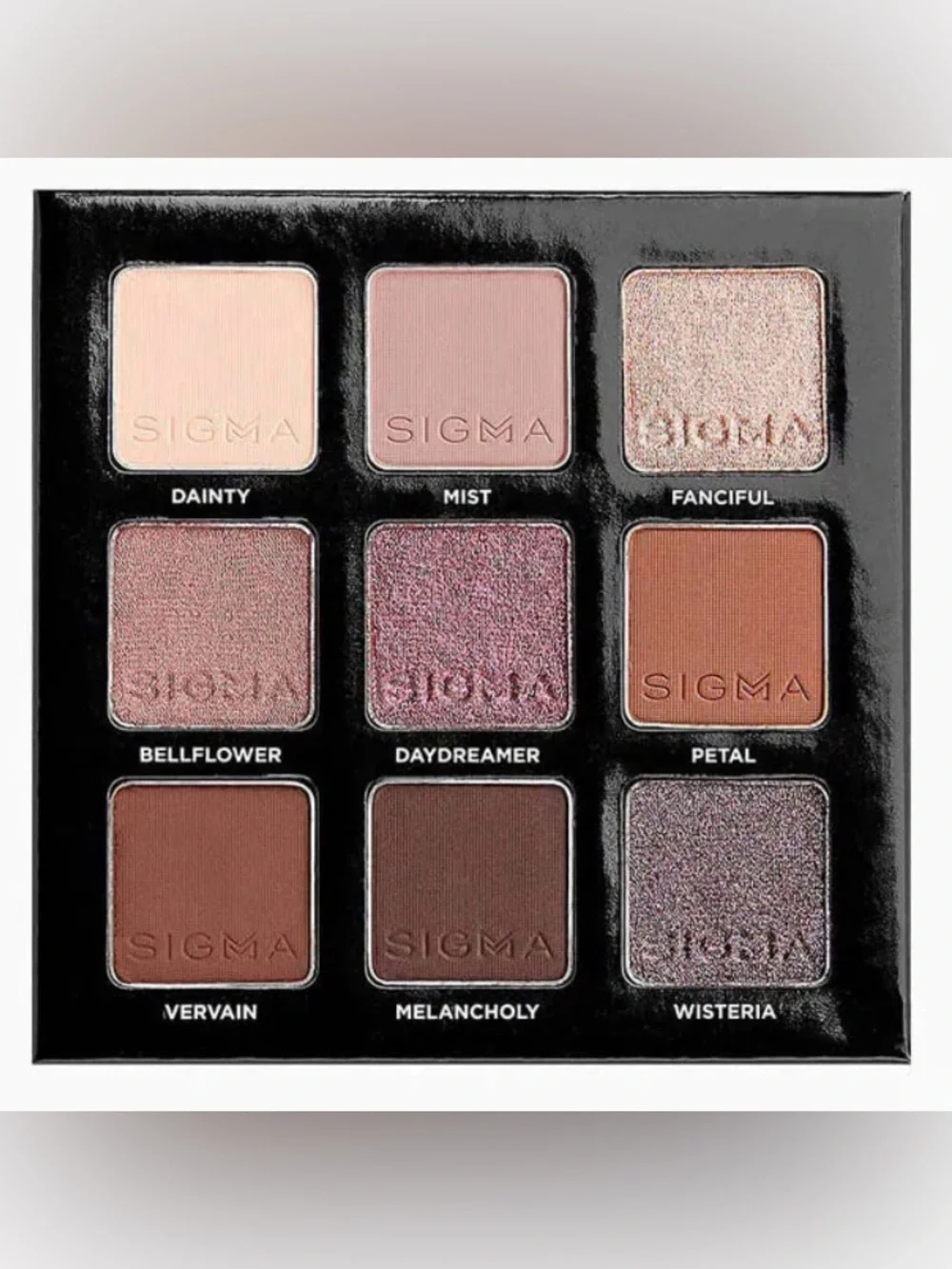 Sigma Beauty listing includes